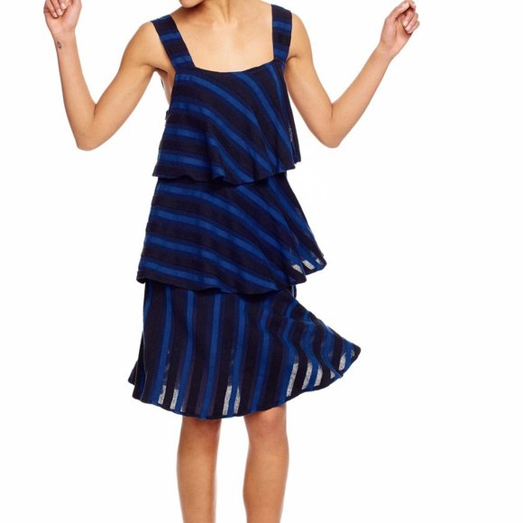 NWT: Ace & Jig Simone Dress in Lunar Stripe - Picture 4 of 13